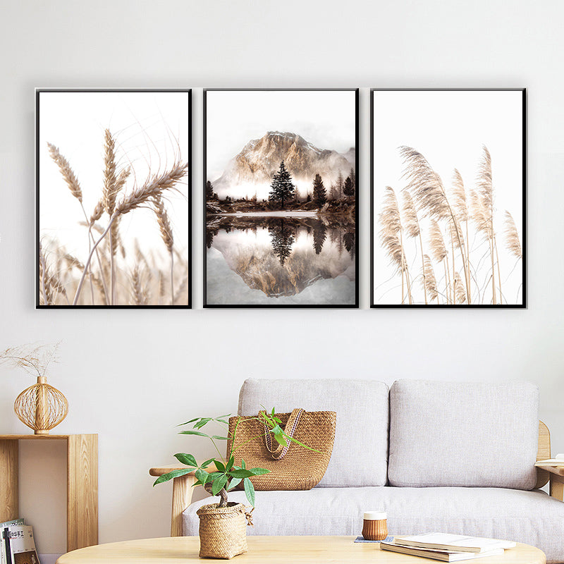 Natural Landscape Wall Art Canvas Flower Printing