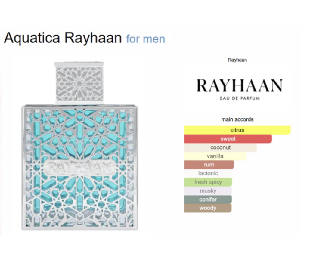 Rayhaan Aquatica Eau de Parfum (100ml)