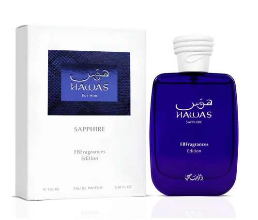 Hawas Sapphire FB Fragrance Edition EDP 100ml by Rasasi