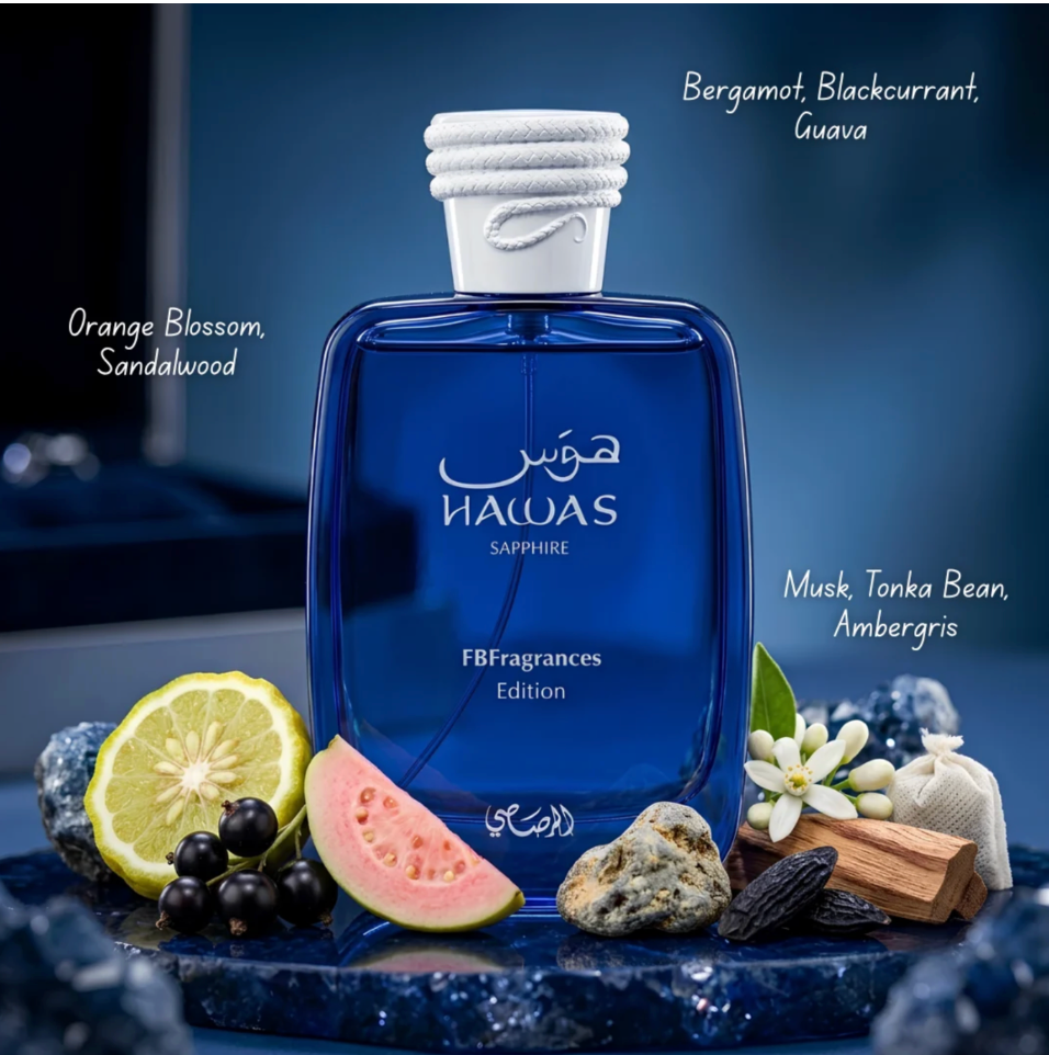 Hawas Sapphire FB Fragrance Edition EDP 100ml by Rasasi
