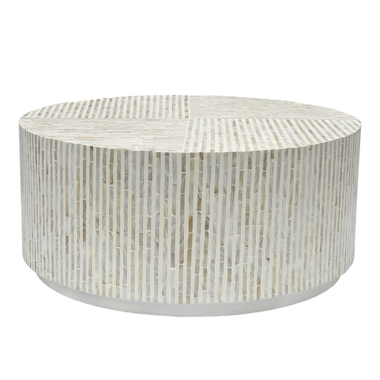 PURIST MOTHER OF PEARL HAND MADE COFFEE TABLE