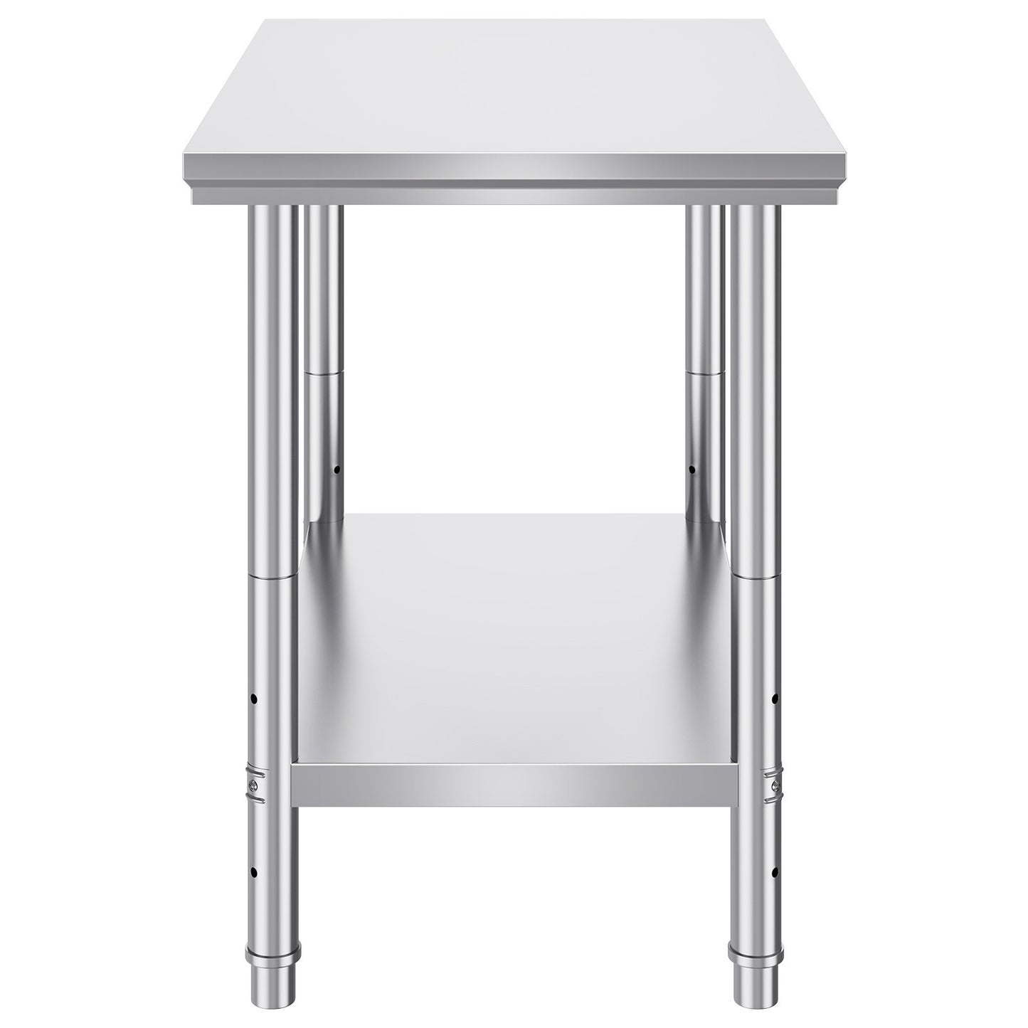 VEVOR 910x610mm Stainless Steel Kitchen Bench Commercial Work Food Prep Table