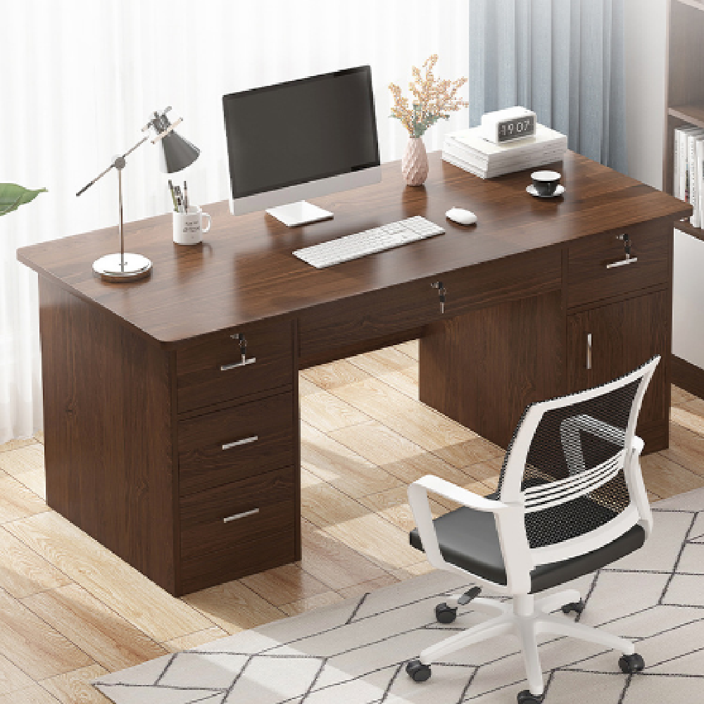 Office Table Simple Modern Home Desk Student Bedroom Integrated