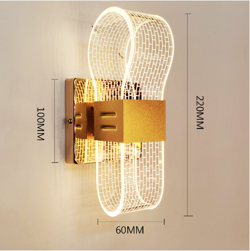 Acrylic Background Wall Aisle Lights Dimmable